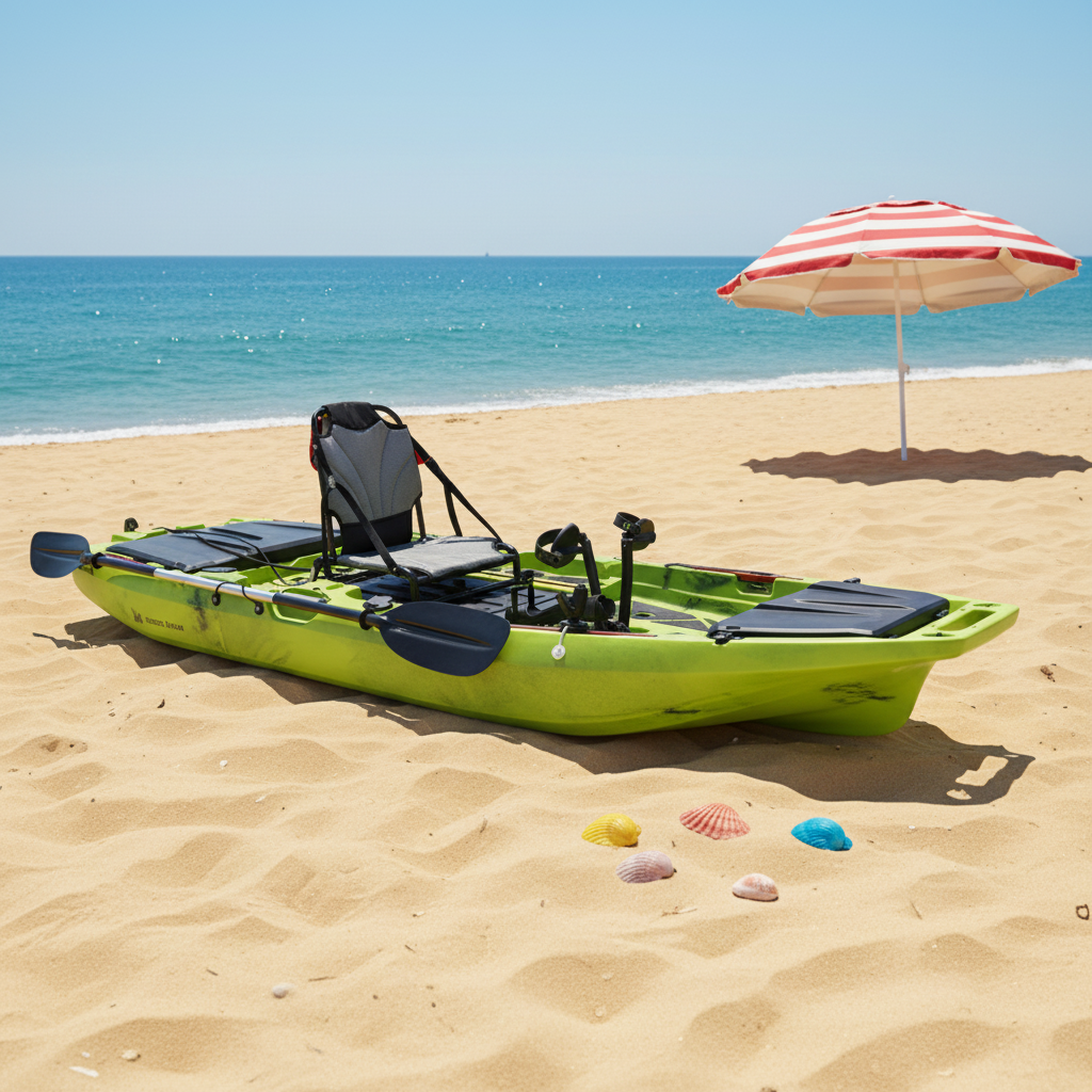 Fishing Kayak Pedal Drive - Pedal Drive Modular Recreational Kayak 10ft