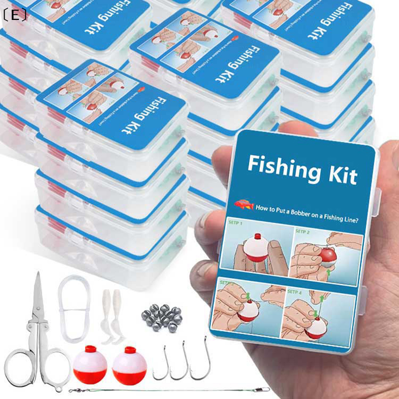 〔E〕24Pcs/Set Emergency Fishing - Fishing Kayak Crate recension och pris