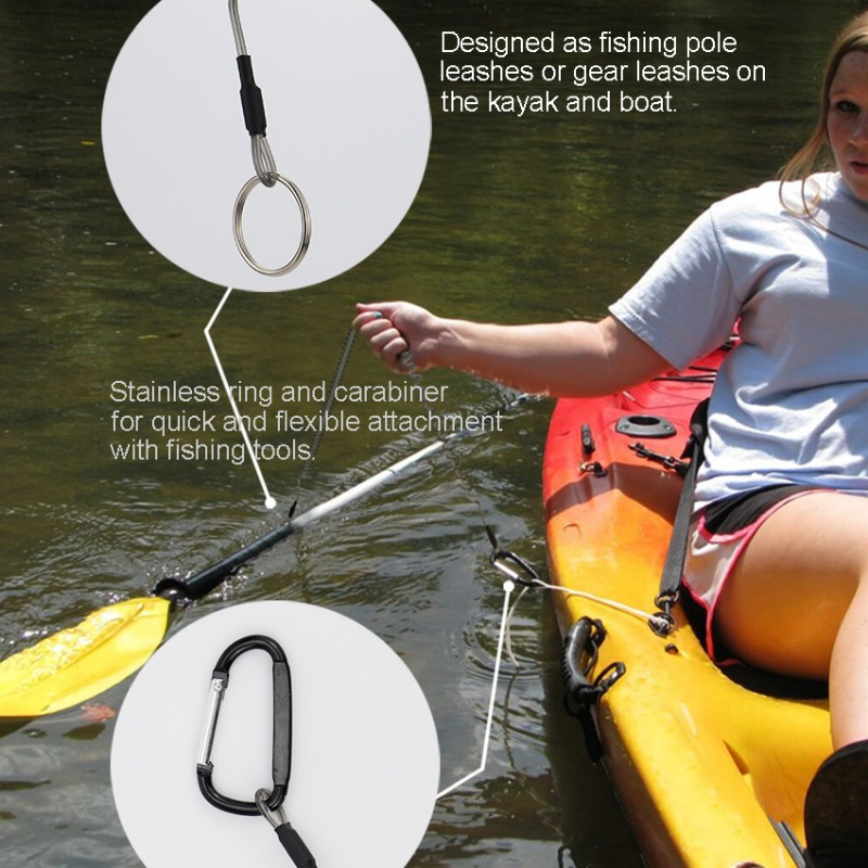 Ackibbik 6pcs Fishing Lanyard  - Fishing Kayak Paddle recension och pris