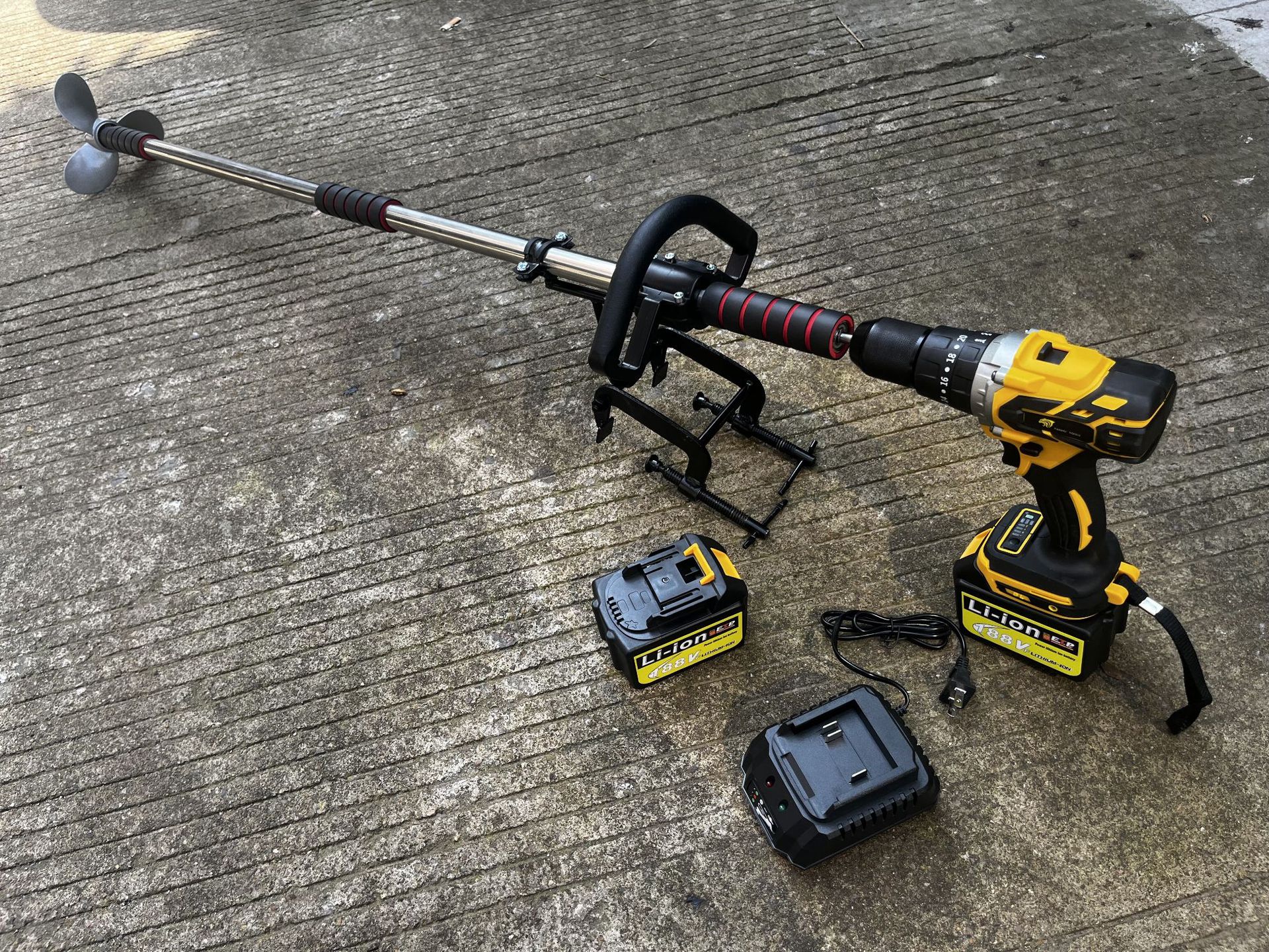 Electric Drill Manual Propelle - Fishing Kayak Trolling Motor recension och pris
