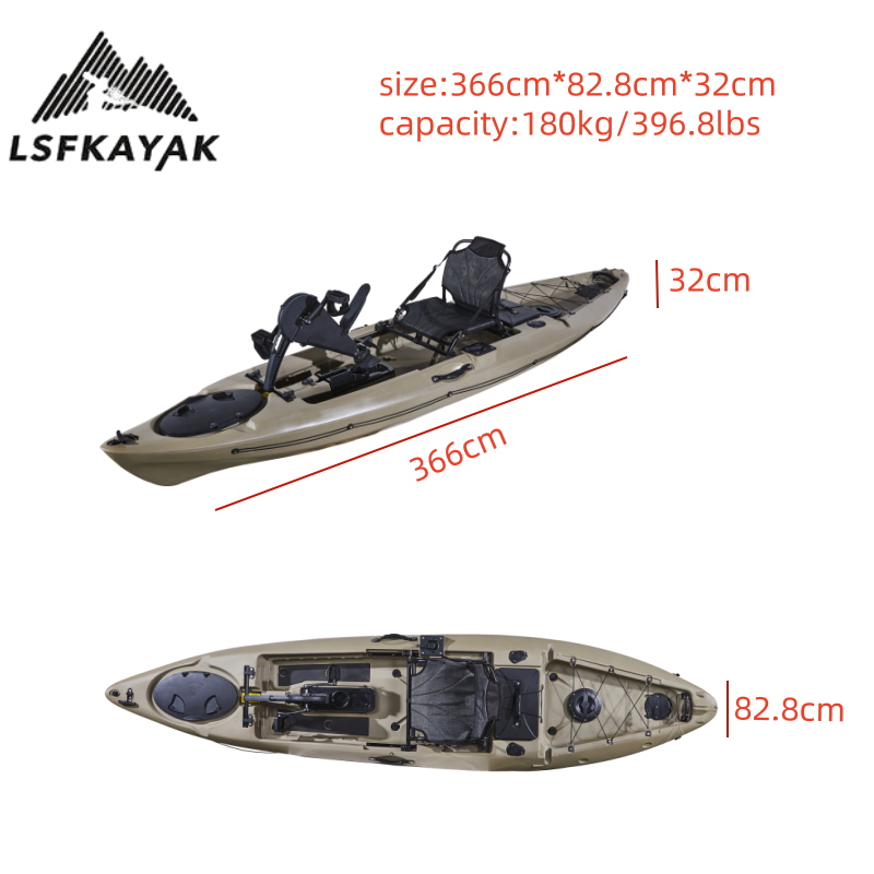 2025 Factory 12ft 3.6m Single  - Fishing Kayak Sit In recension och pris