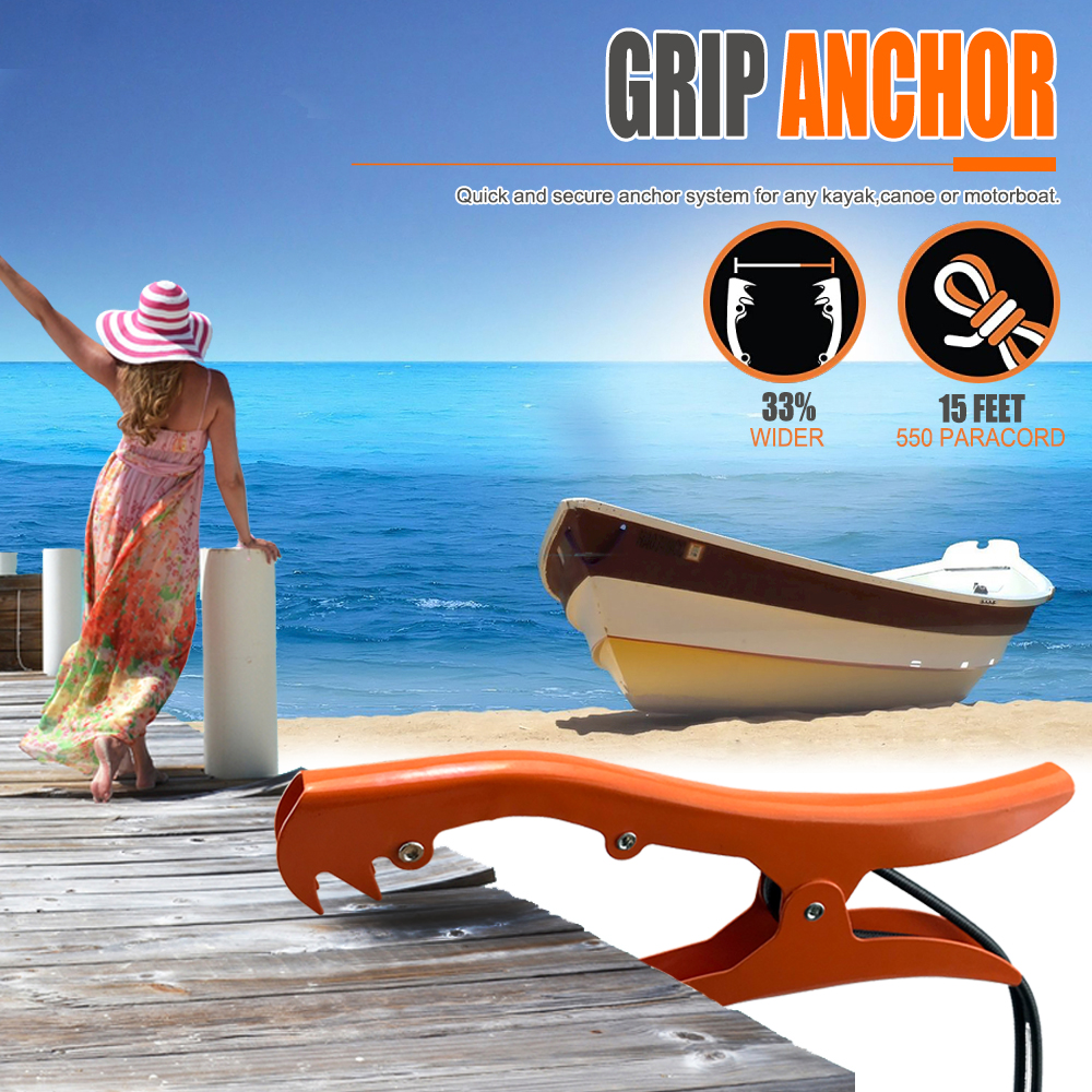 Canoe Anchor Grip Boat Pontoon - Fishing Kayak Anchor recension och pris