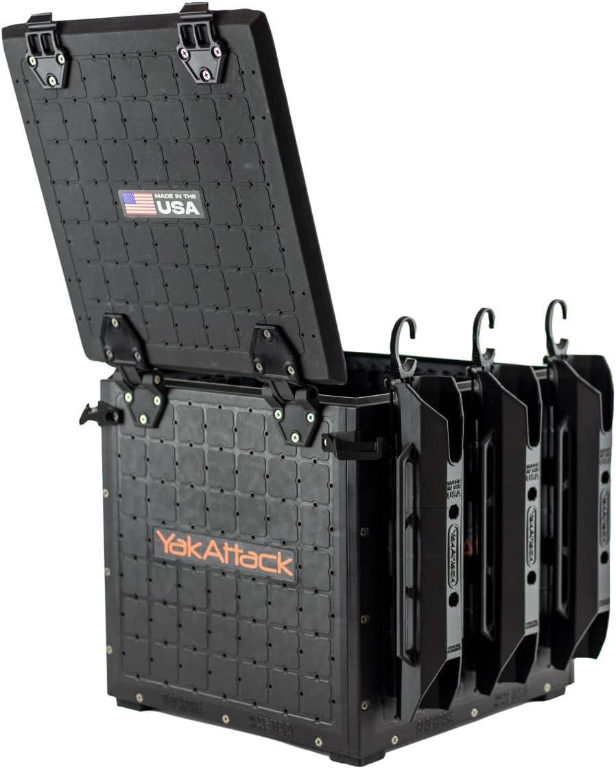 Fishing Crate with 3 Rod Holde - Fishing Kayak Crate recension och pris