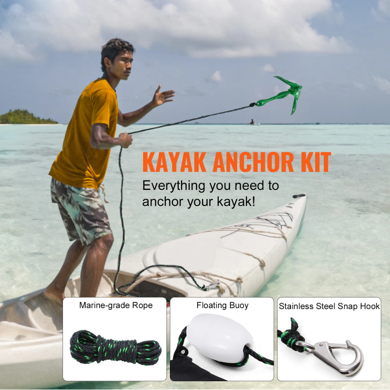 Kayak Anchor Kit 3.5 lb Paddle - Fishing Kayak Anchor recension och pris