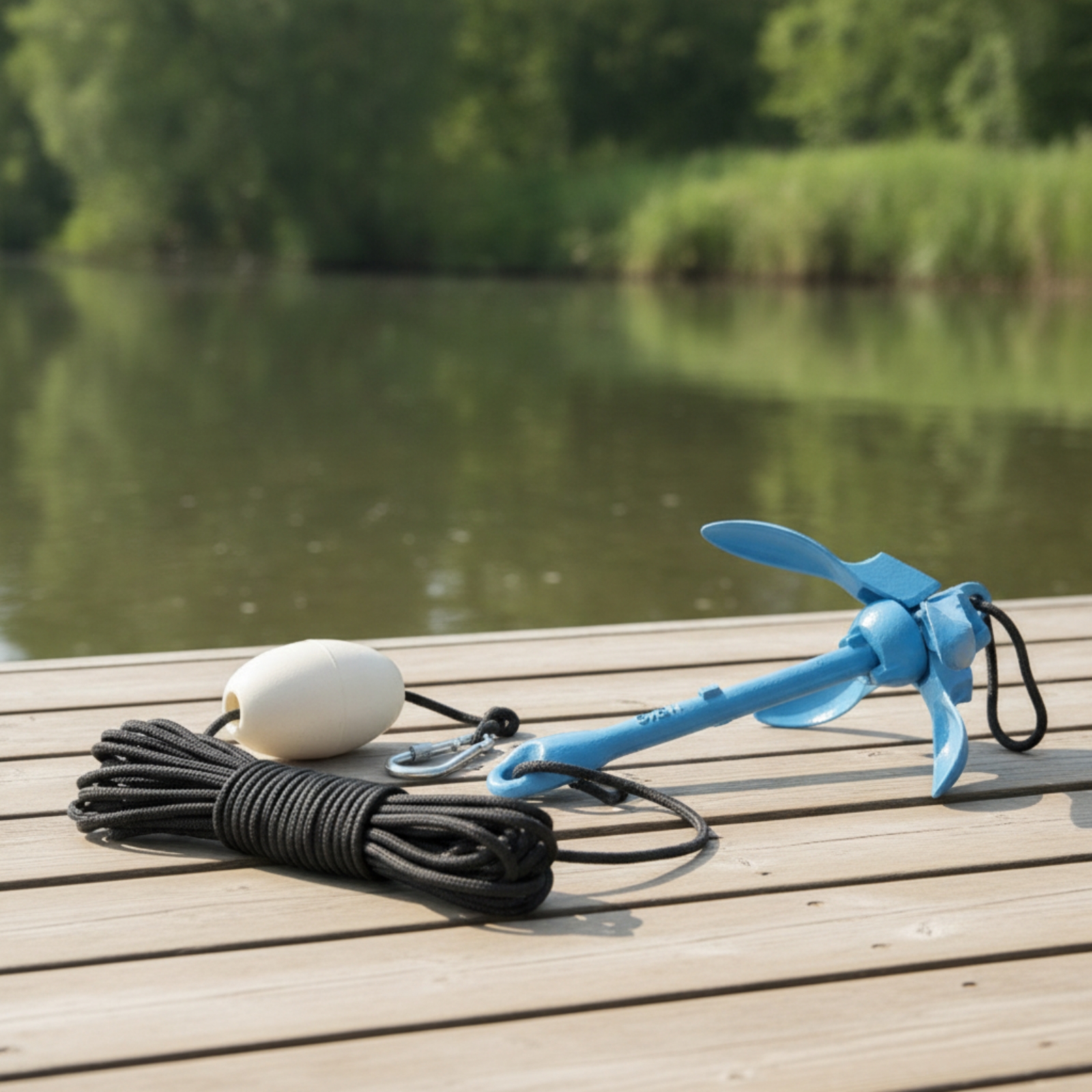 Folding Anchor Kit with Buoy a - Fishing Kayak Storage Bag recension och pris