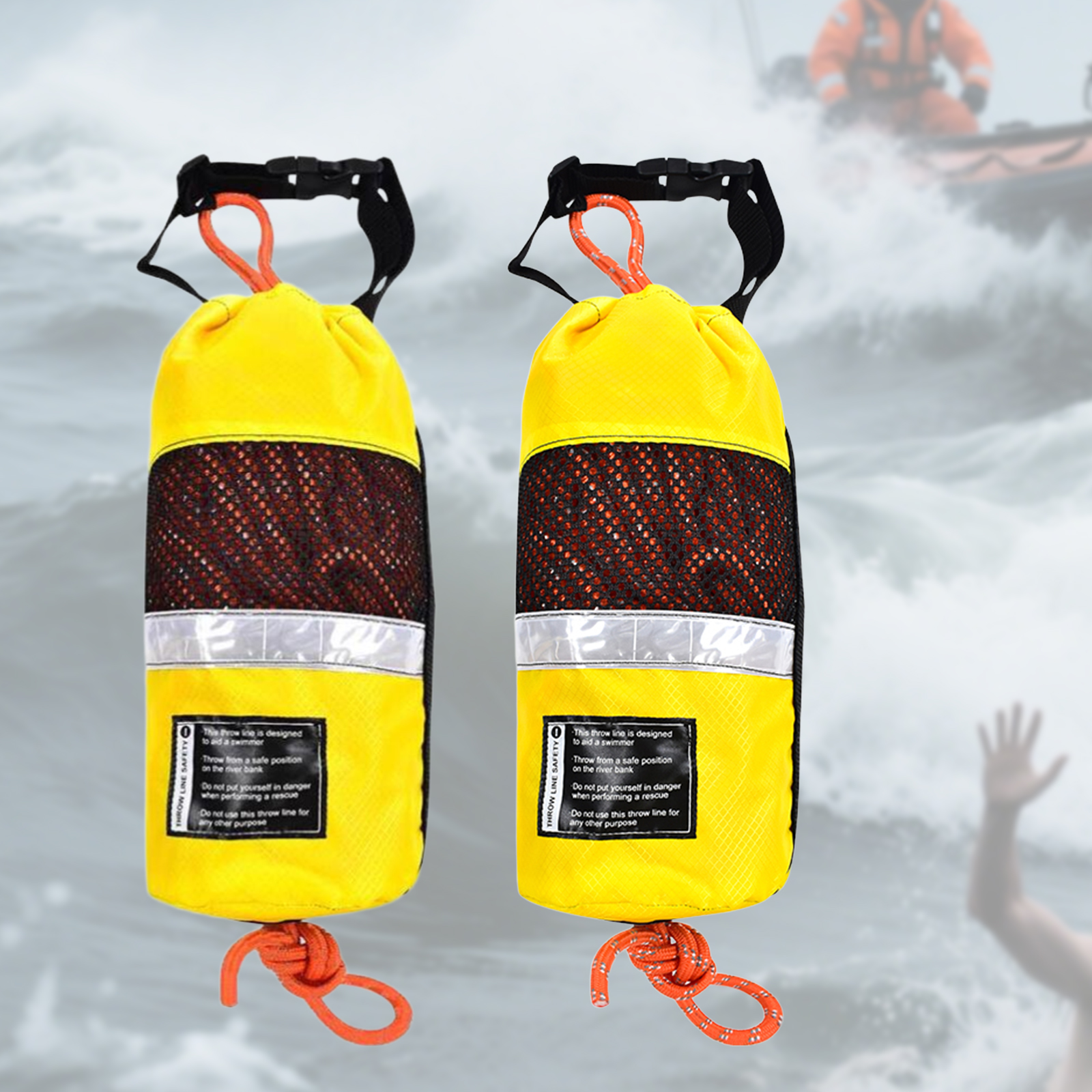 Throw Bag for Water Rescue Mar - Fishing Kayak Crate recension och pris