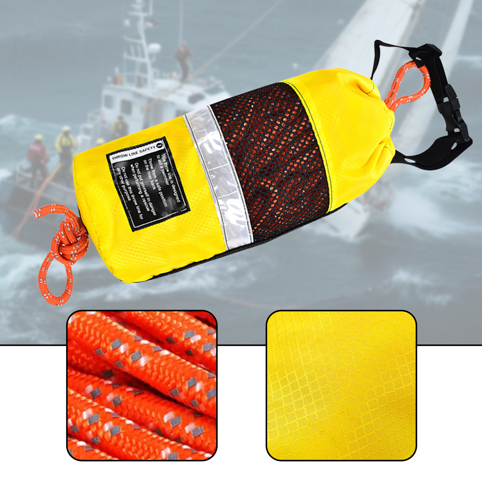 Throw Bag for Water Rescue Mar - Fishing Kayak Crate recension och pris