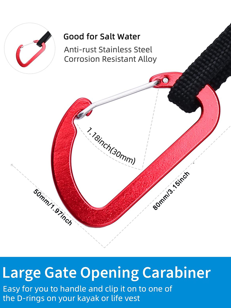 Kayak Paddle Leash Stretchable - Fishing Kayak Paddle Leash recension och pris