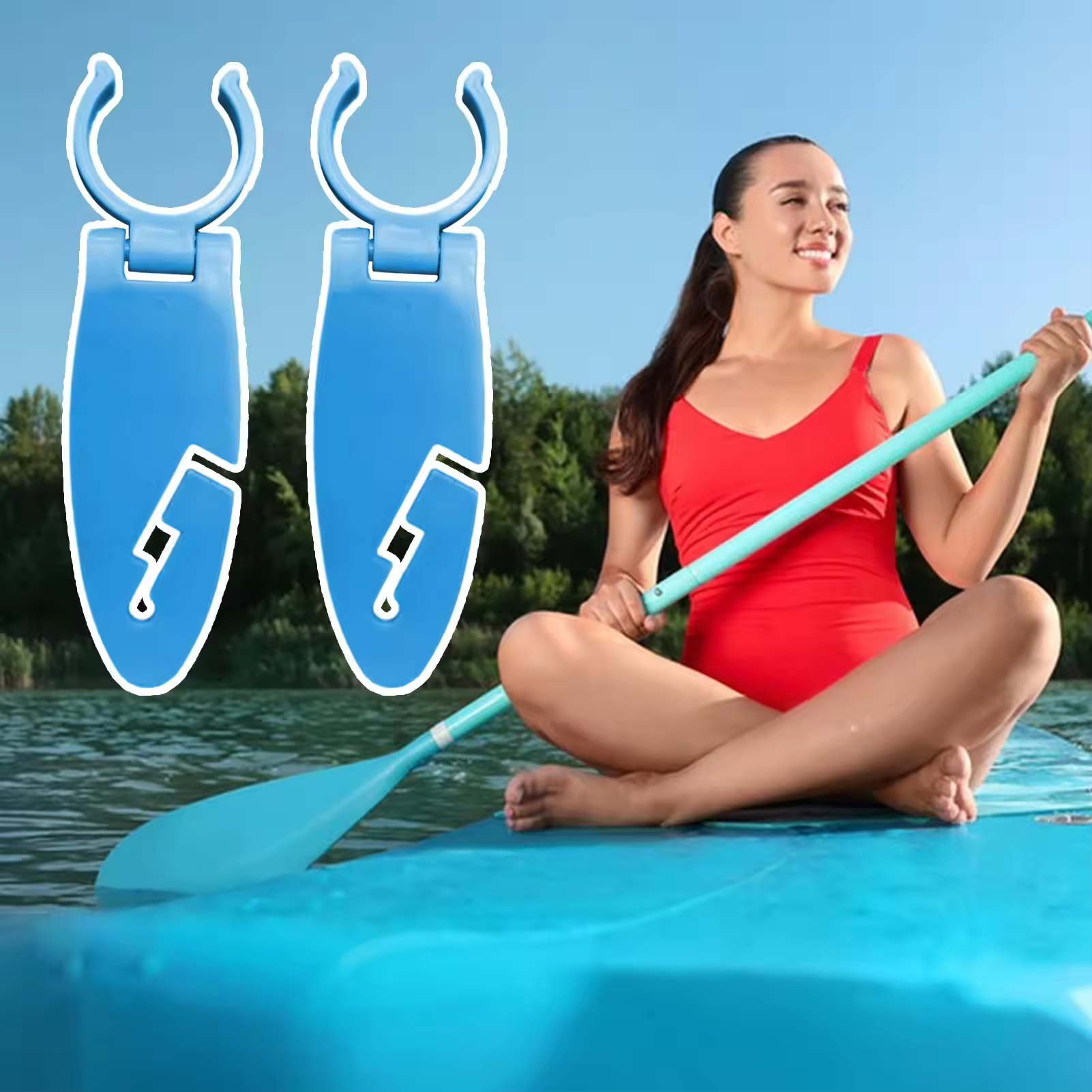 2pcs Stand Up Paddle Board Cli - Fishing Kayak Paddle recension och pris