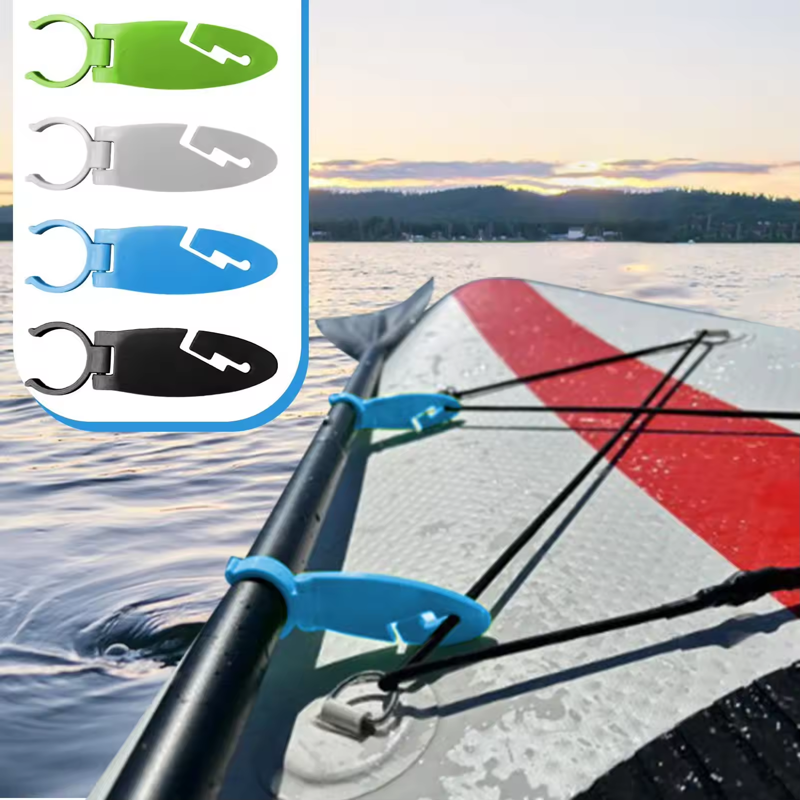 2pcs Stand Up Paddle Board Cli - Fishing Kayak Paddle recension och pris
