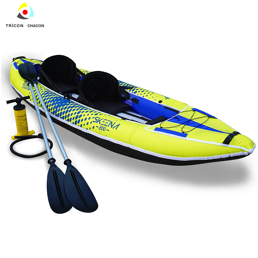 Adult Inflatable Fishing Canoe - Fishing Kayak Paddle recension och pris