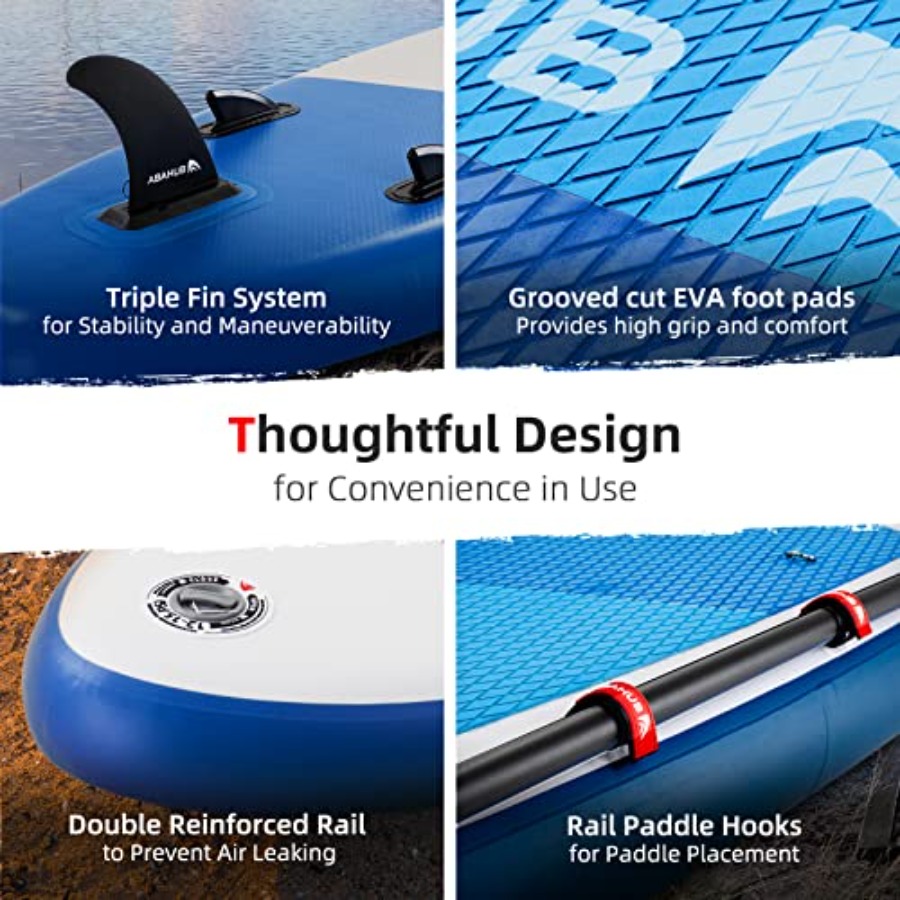 Inflatable SUP for yoga, paddl - Fishing Kayak Paddle recension och pris