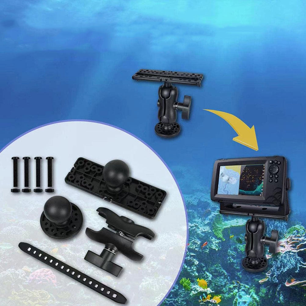 1Set 360 Degree Rotating Kayak - Fishing Kayak Fish Finder Mount recension och pris