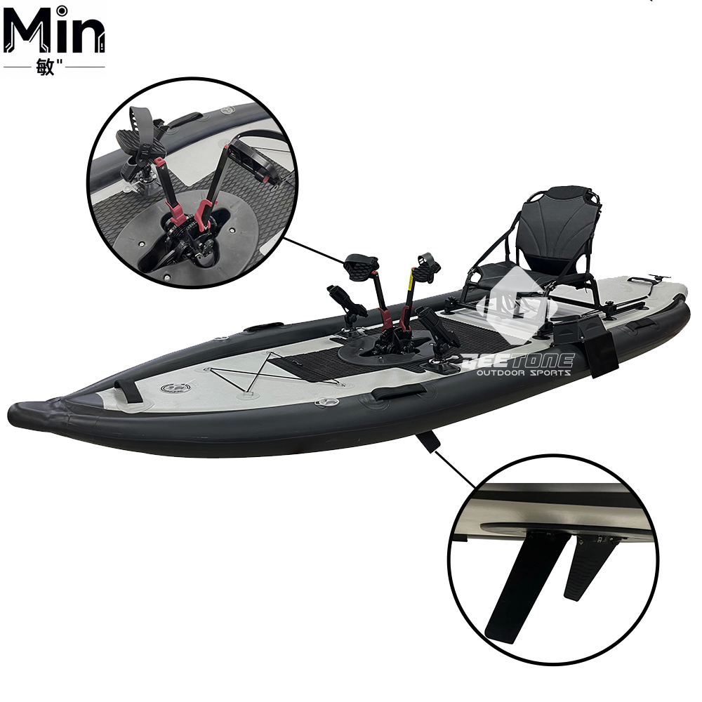 1000D PVC Inflatable Pedal Dri - Fishing Kayak Pedal Drive recension och pris