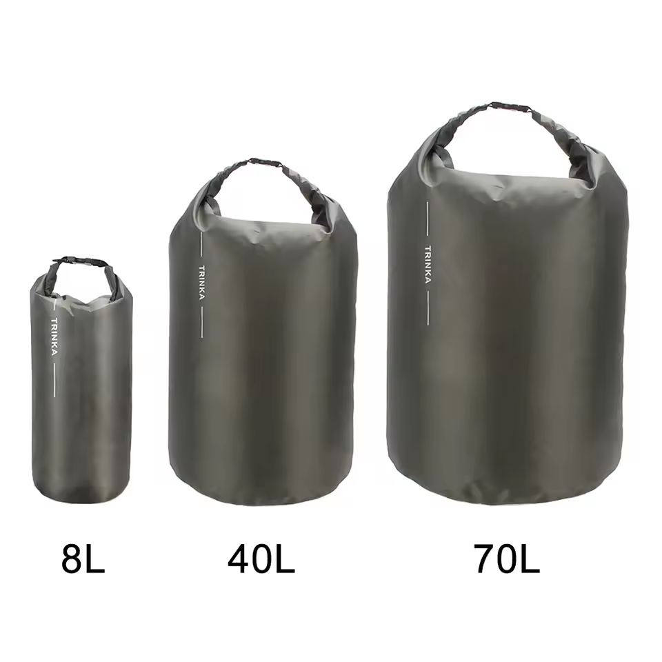 8L 40L 70L Roll‑Top Waterproof - Fishing Kayak Storage Bag recension och pris