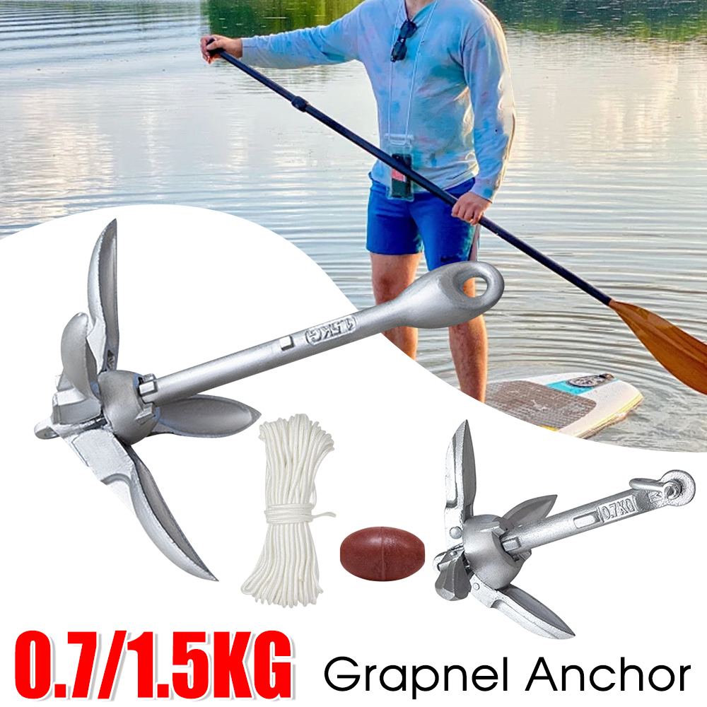 0.7/1.5KG Grapnel Anchor Folda - Fishing Kayak Anchor recension och pris