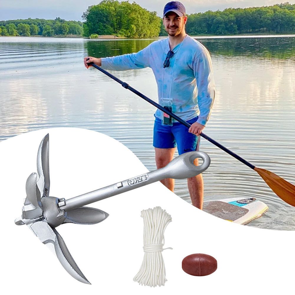 0.7/1.5KG Grapnel Anchor Folda - Fishing Kayak Anchor recension och pris