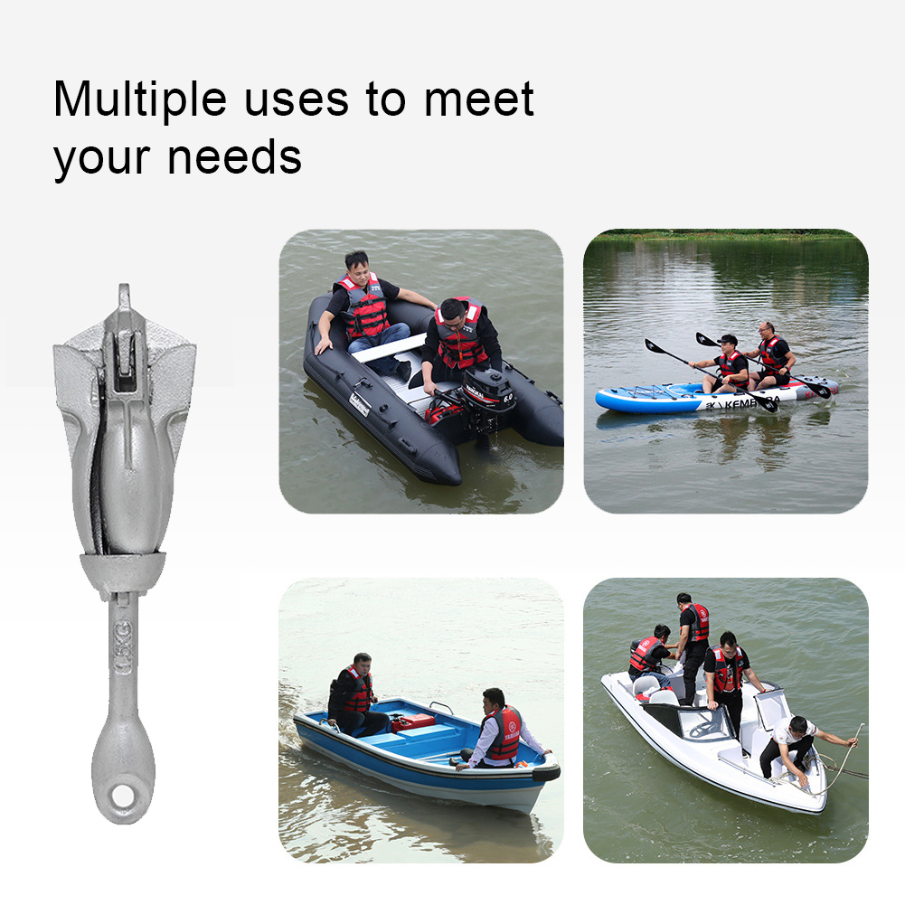 0.7/1.5KG Grapnel Anchor Folda - Fishing Kayak Anchor recension och pris