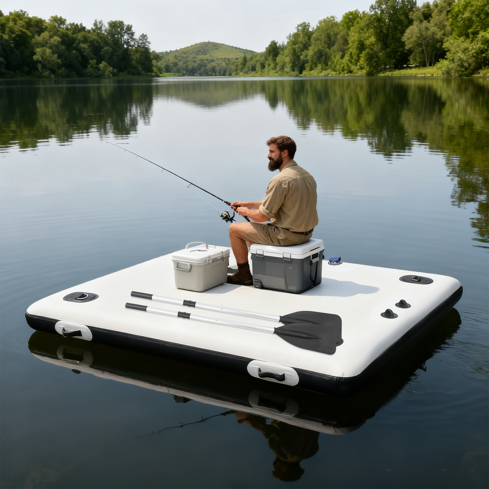 Inflatable Boats, Canoe Trolle - Fishing Kayak Cart recension och pris